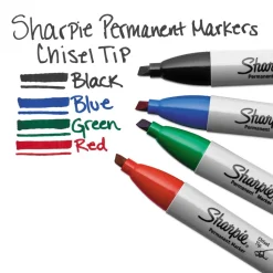 Sharpie Medium Chisel Tip Permanent Marker - Blue (1-Dozen)