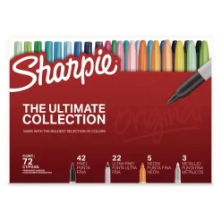 Sharpie Permanent Markers Ultimate Collection - Assorted Tip Sizes/Types/Assorted Colors (72/Pack)