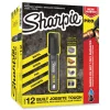 Sharpie Pro Broad Chisel Tip Permanent Marker - Black (1-Dozen)