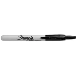 Sharpie Retractable Permanent Marker - Assorted Colors/Fine Bullet Tip (8/Set)