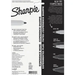 Sharpie Retractable Permanent Marker - Assorted Colors/Fine Bullet Tip (8/Set)