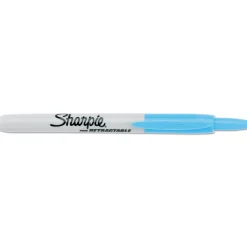 Sharpie Retractable Permanent Marker - Assorted Colors/Fine Bullet Tip (8/Set)