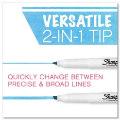 Sharpie S-Note Chisel Tip Creative Markers - Assorted Ink/Barrel Colors (12/Pack)