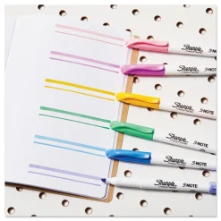 Sharpie S-Note Chisel Tip Creative Markers - Assorted Ink/Barrel Colors (12/Pack)