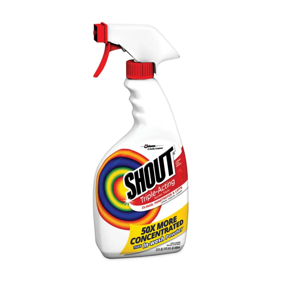 Shout 22 oz. Trigger Spray Bottle Laundry Stain Treatment - Pleasant Scent