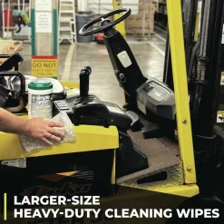 Simple Green 3810000613351 10 in. x 11 3/4 in. 1-Ply Safety Towels - Unscented (75/Canister, 6 Canisters/Carton)