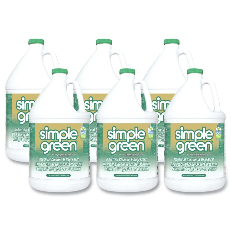 Simple Green 1 gal. Bottle Concentrated Industrial Cleaner and Degreaser (6/Carton)