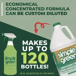 Simple Green 1 gal. Bottle Concentrated Industrial Cleaner and Degreaser (6/Carton)