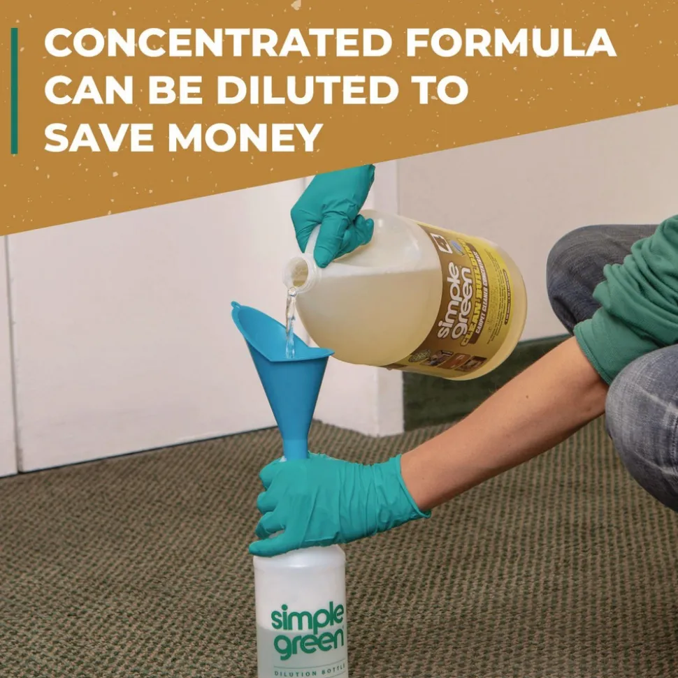 Simple Green 1 Gallon Bottle Unscented Clean Building Carpet Cleaner Concentrate
