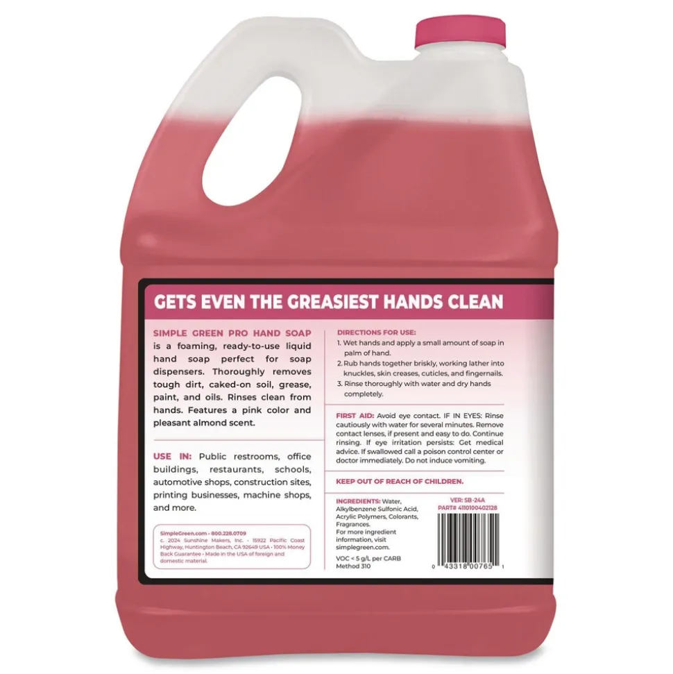 Simple Green 1 Gallon Pro Hand Soap - Almond Scent (4/Carton)