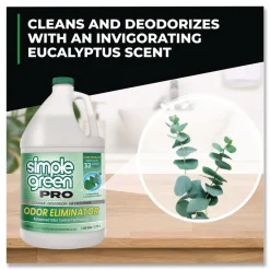 Simple Green 1 Gallon Pro Odor Eliminator - Eucalyptus Scent (6/Carton)