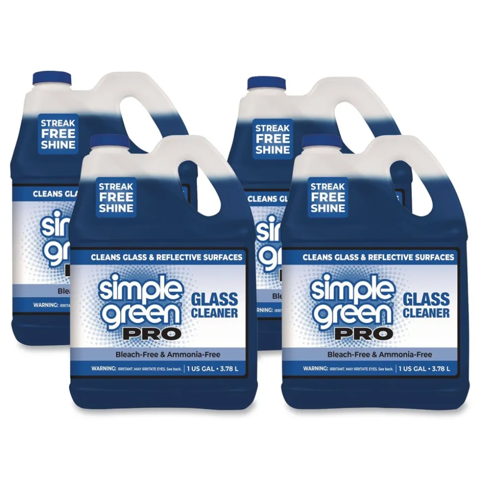 Simple Green 1 Gallon Pro Glass Cleaner (4/Carton)