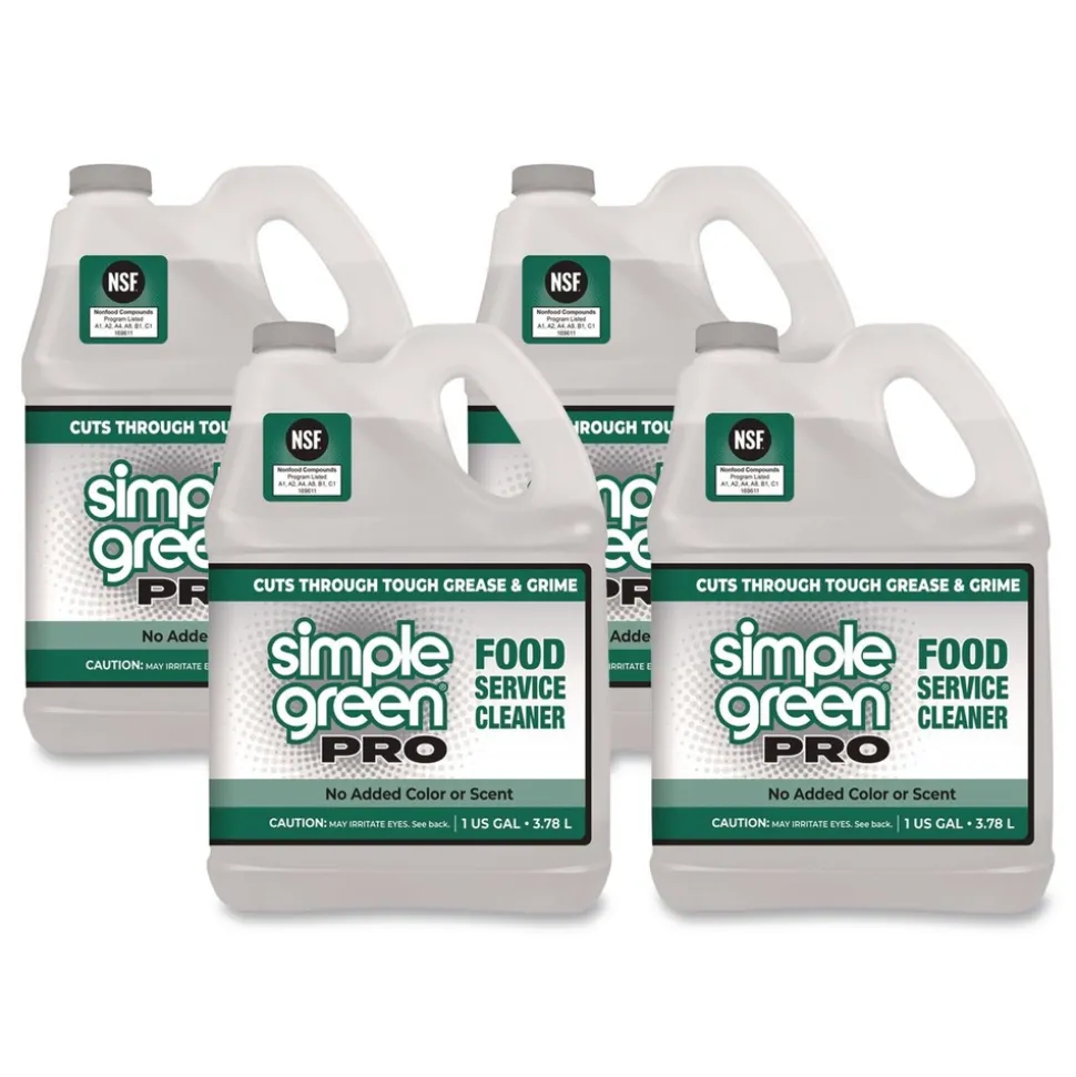 Simple Green 1 Gallon Pro Food Service Cleaner (4/Carton)