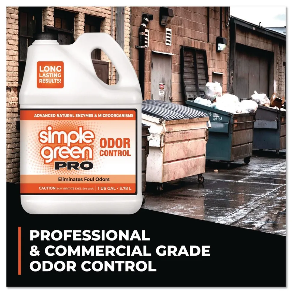 Simple Green 1 Gallon Pro Odor Control - Lemongrass Eucalyptus (4/Carton)