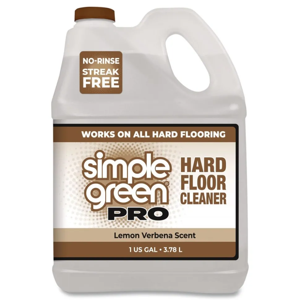 Simple Green 1 Gallon Pro Hard Floor Cleaner - Lemon Verbena (4/Carton)