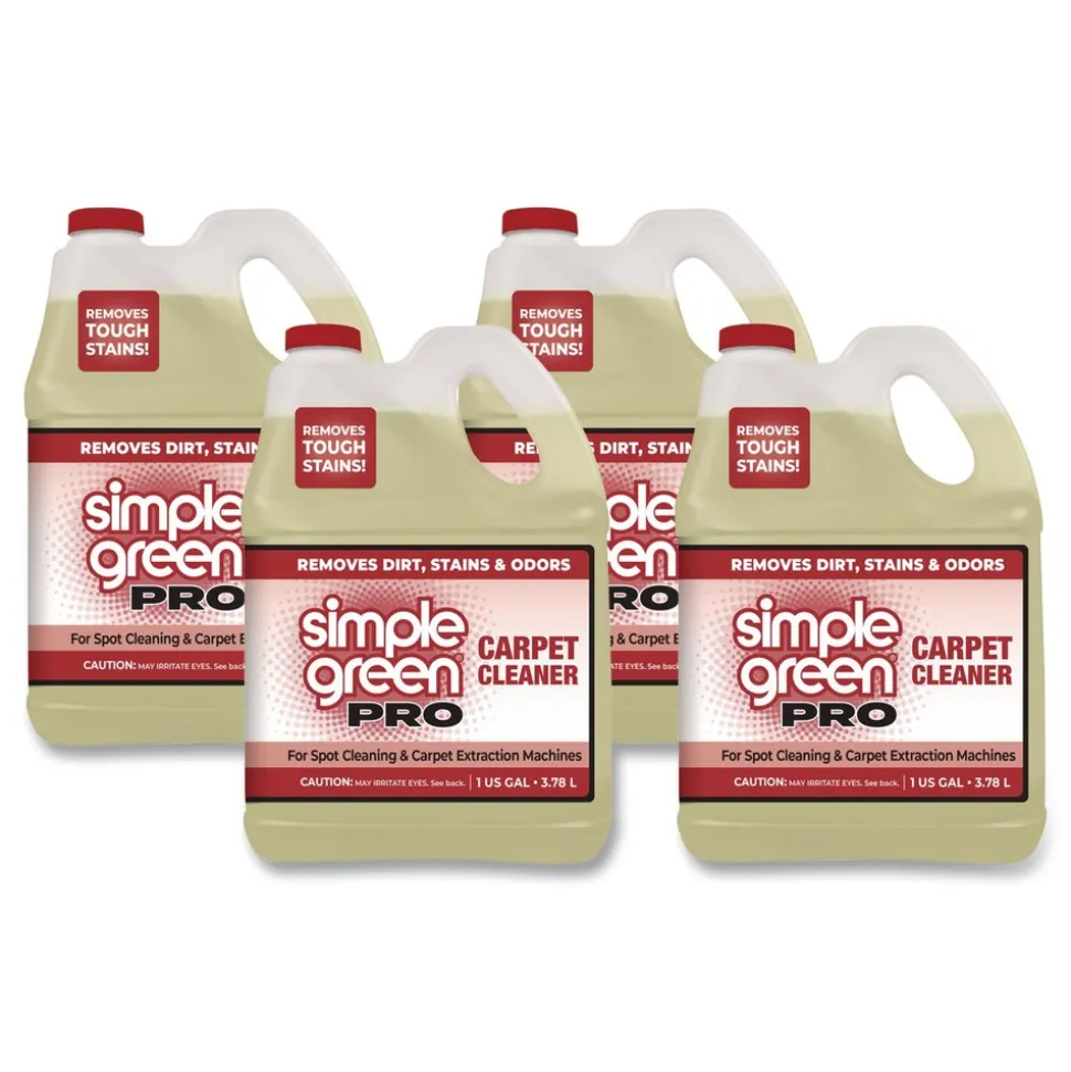 Simple Green 1 Gallon Pro Carpet Cleaner - Unscented (4/Carton)