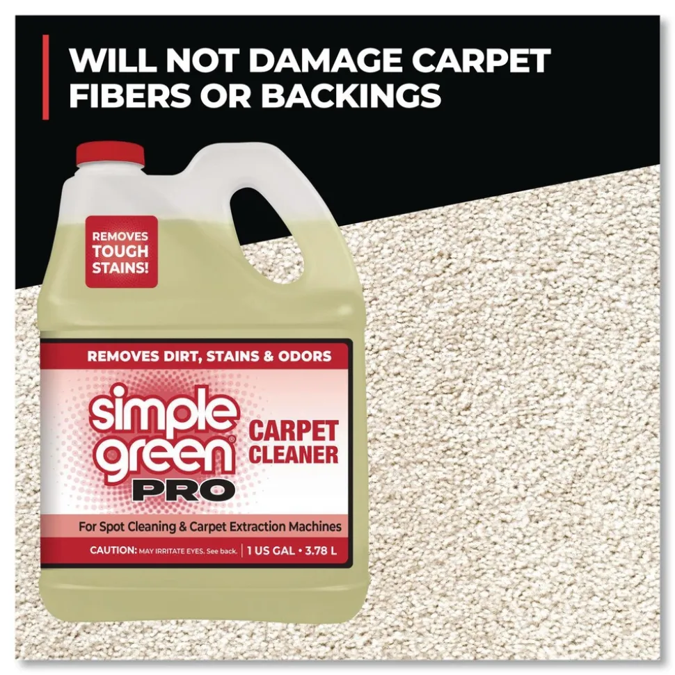 Simple Green 1 Gallon Pro Carpet Cleaner - Unscented (4/Carton)