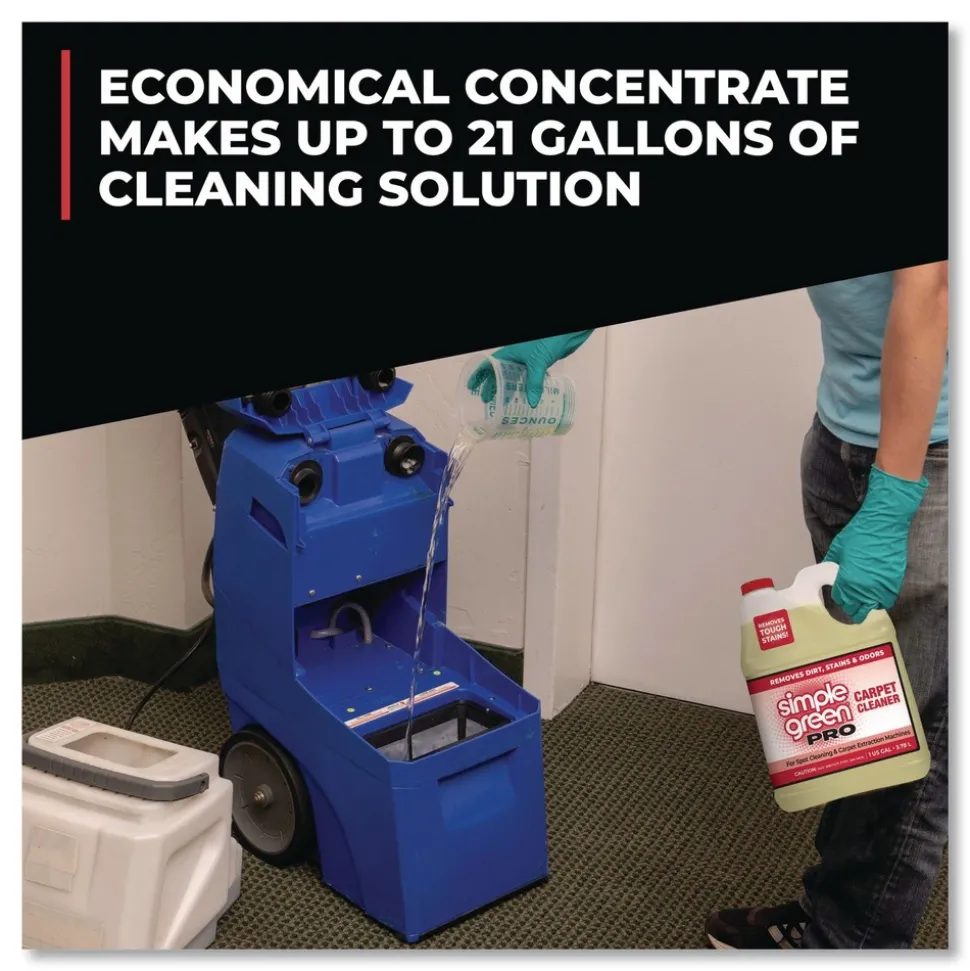 Simple Green 1 Gallon Pro Carpet Cleaner - Unscented (4/Carton)