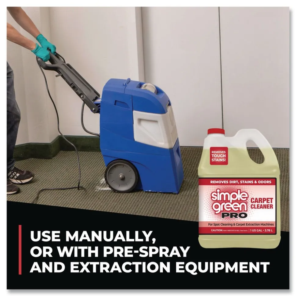 Simple Green 1 Gallon Pro Carpet Cleaner - Unscented (4/Carton)