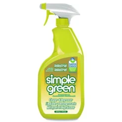 Simple Green 24 oz. Industrial Cleaner and Degreaser Concentrate Spray - Lemon Scent (12/Carton)