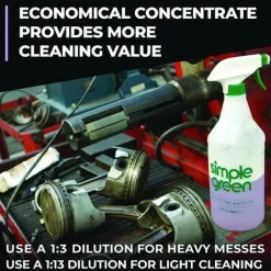 Simple Green 2110000413421 Pro HD 1 gal Bottle Heavy-Duty Cleaner - Unscented (4/Carton)
