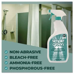 Simple Green Lime Calcium Surface Residue Remover, 32 oz Spray Bottle, 12/Carton