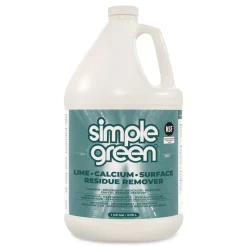 Simple Green Lime Calcium Surface Residue Remover, 1 gal Bottle, 6/Carton