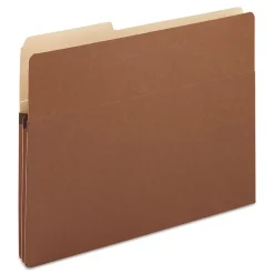 Smead 73085 1.75 in. Expansion Letter Size Redrope Drop Front File Pockets with 2/5-Cut Guide Height Tabs (25/Box)