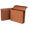 Smead 5.25 in. Expansion 1 Section 100% Recycled Redrope Wallets - Letter Size, Redrope (10/Box)