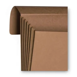 Smead 5.25 in. Expansion 1 Section Expanding Wallet With Elastic Cord - Redrope/Legal Size (10/Box)