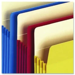 Smead 3.5 in. Expansion Colored File Pockets - Letter, Assorted (25/Box)