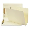 Smead 1.5 in. Expansion End Tab W-Fold 2-Fastener Folders with Reinforced Tabs - Letter Size/Manila (50/Box)