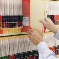 Smead 1.5 in. Expansion End Tab W-Fold 2-Fastener Folders with Reinforced Tabs - Letter Size/Manila (50/Box)