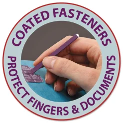 Smead 2 in. Expansion End Tab Pressboard Classification Folders - Blue/Legal Size (10/Box)