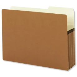 Smead 3.5 in. Expansion Legal Size Redrope Drop Front File Pockets with 2/5-Cut Guide Height Tabs (25/Box)