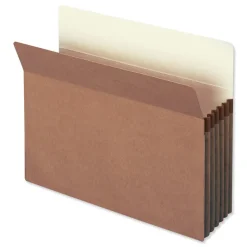 Smead 5.25 in. Expansion Letter Size Redrope Drop Front File Pockets (50/Box)
