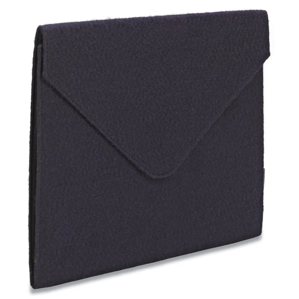 Smead 2 in. Expansion Letter Size Soft Touch Cloth Expanding Files - Dark Blue