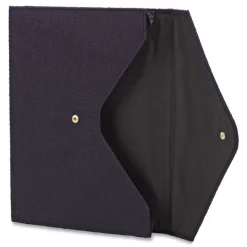 Smead 2 in. Expansion Letter Size Soft Touch Cloth Expanding Files - Dark Blue