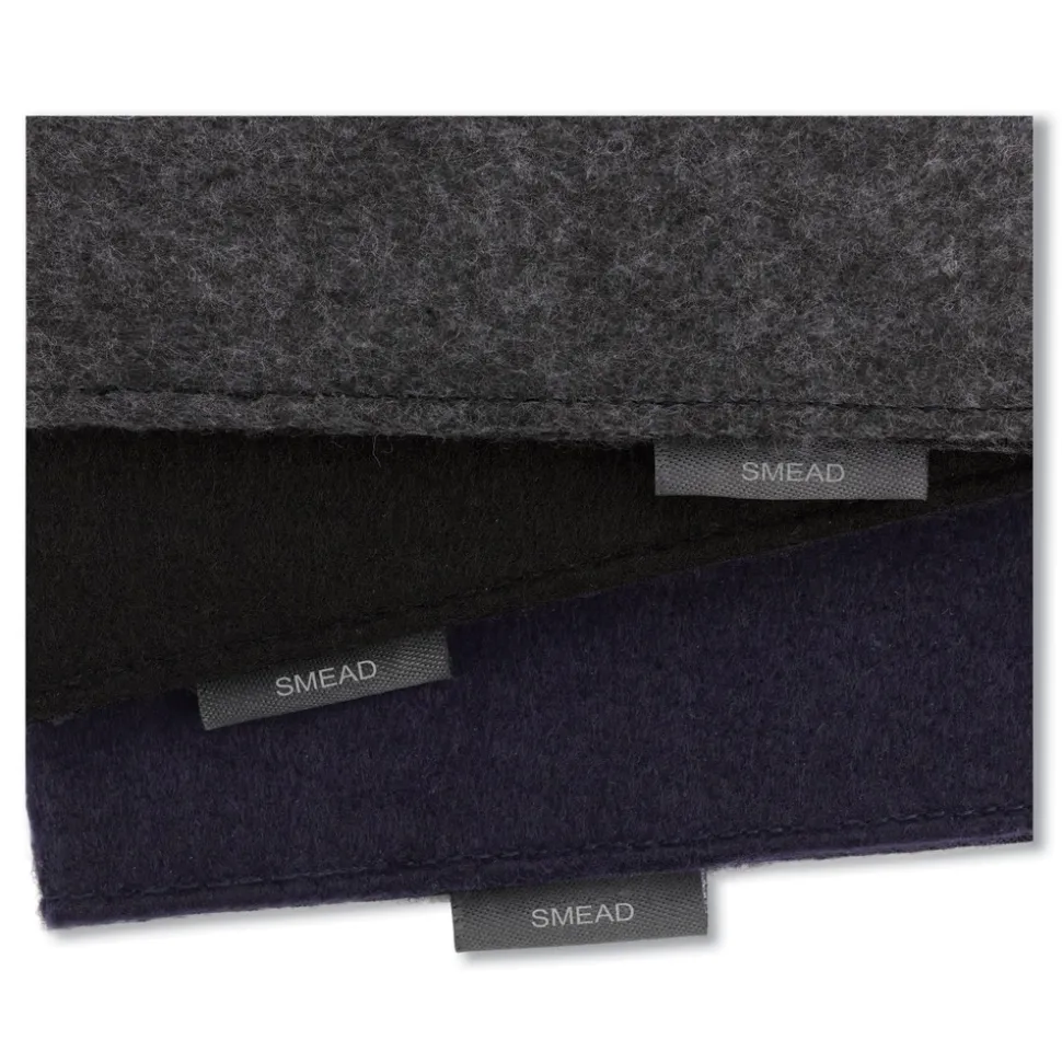 Smead 2 in. Expansion Letter Size Soft Touch Cloth Expanding Files - Dark Blue
