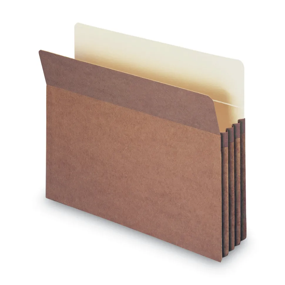 Smead 3.5 in. Expansion Letter Size Redrope Drop Front File Pockets (50/Box)