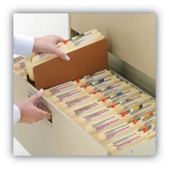 Smead 3.5 in. Expansion Letter Size Redrope Drop Front File Pockets (50/Box)