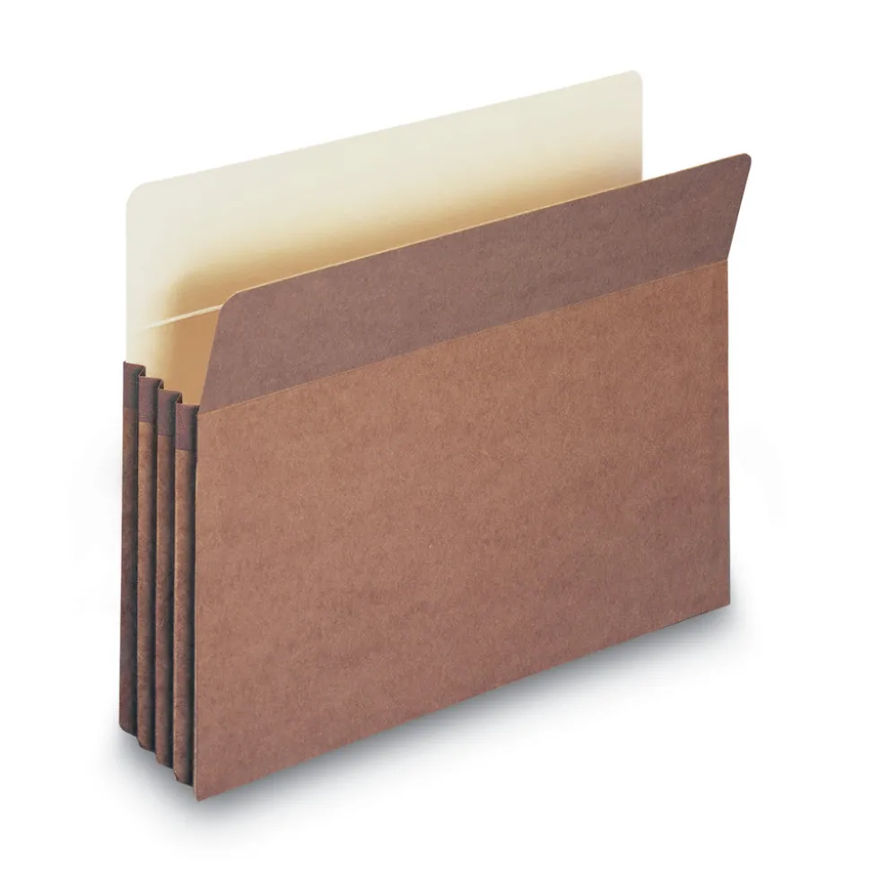 Smead 3.5 in. Expansion Letter Size Redrope Drop Front File Pockets (50/Box)