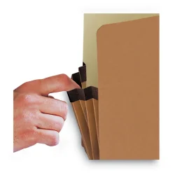 Smead 3.5 in. Expansion Letter Size Redrope Drop Front File Pockets (50/Box)