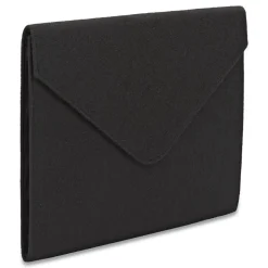 Smead 2 in. Expansion Letter Size Soft Touch Cloth Expanding Files - Black