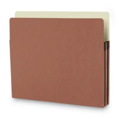 Smead 1.75 in. Expansion Letter Size Redrope Drop Front File Pockets (50/Box)