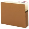 Smead 3.5 in. Expansion Letter Size Redrope Drop Front File Pockets with 2/5-Cut Guide Height Tabs (25/Box)