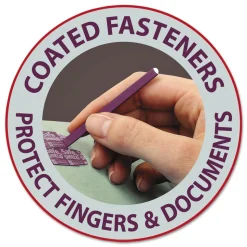 Smead 2 in. Expansion Recycled Pressboard Folders with 2 SafeSHIELD Fasteners - Letter Size/Gray-Green (25/Box)