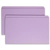 Smead 0.75 in. Expansion Reinforced Top Tab Colored File Folders - Lavender/Legal Size (100/Box)