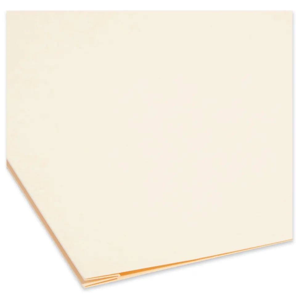 Smead 1.5 in. Expansion Top Tab Fastener Folders, 2 Fasteners - Legal Size/Manila Exterior (50/Box)