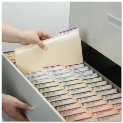 Smead 1.5 in. Top Tab Manila Expansion 2-Fastener Folders - Letter Size/Manila Exterior (50/Box)